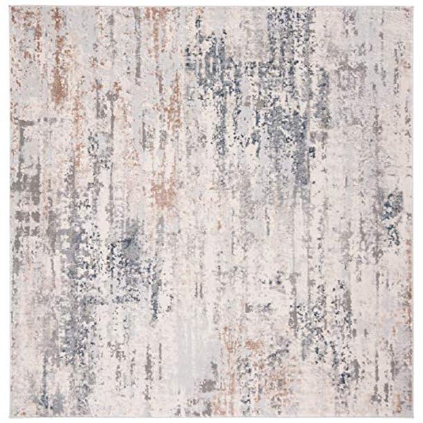 Zora Carpet Light Grey Abstract Design Soft Silk Carpet handmade carpet by Zora Carpet