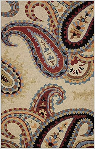 Quality Premium Hand Tufted Carpet for Bedroom, Living Room with 1 Inch Pile Height (7 x 10 Ft Size, Brown & Grey) handmade carpet from Zorra Carpet