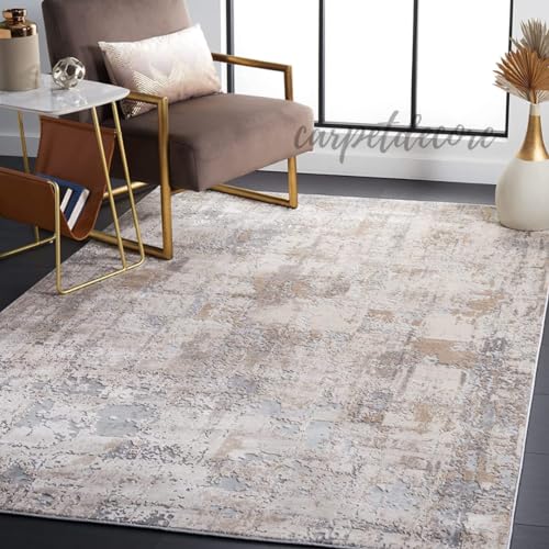Zora Carpet Abstract Design Silk Carpet for Living Room view 3