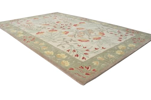 Zora Carpets Multi 5 Handmade Tuffted Blended Pure Woollen Carpet for Living Room Bedroom Size -3 X 5 Ft handmade carpet from Zorra Carpet