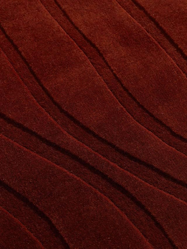 Modern Wavy Line Rug - Contemporary Abstract Wave Pattern view 5