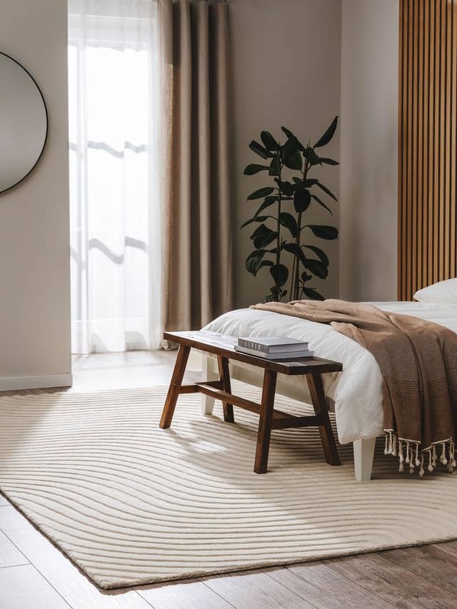 Handmade High-Low Hand Tufted Wool Area Carpet | Rectangular Shape, Thick & Soft Carpet for Living Room, Bedroom & Kitchen Decor handmade carpet by Zorra Carpet