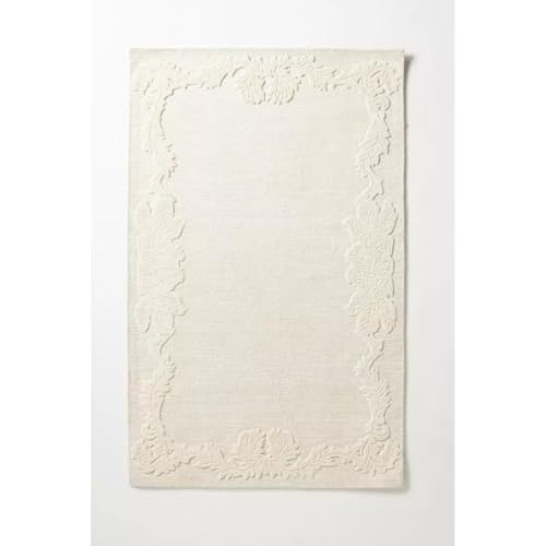 Premium Handmade High-Low Hand Tufted Wool Area Rug Thick & Soft Carpet for Living Room, Bedroom & Kitchen Decor handmade carpet by Zorra Carpet