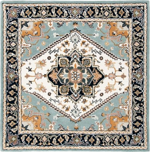 Hand Tufted Modern Design Exported Collection High Low Pattern Wool Carpet for Living Room, Bedroom & Hall (Multi 5, 4 x 6 Feet) handmade carpet from Zorra Carpet
