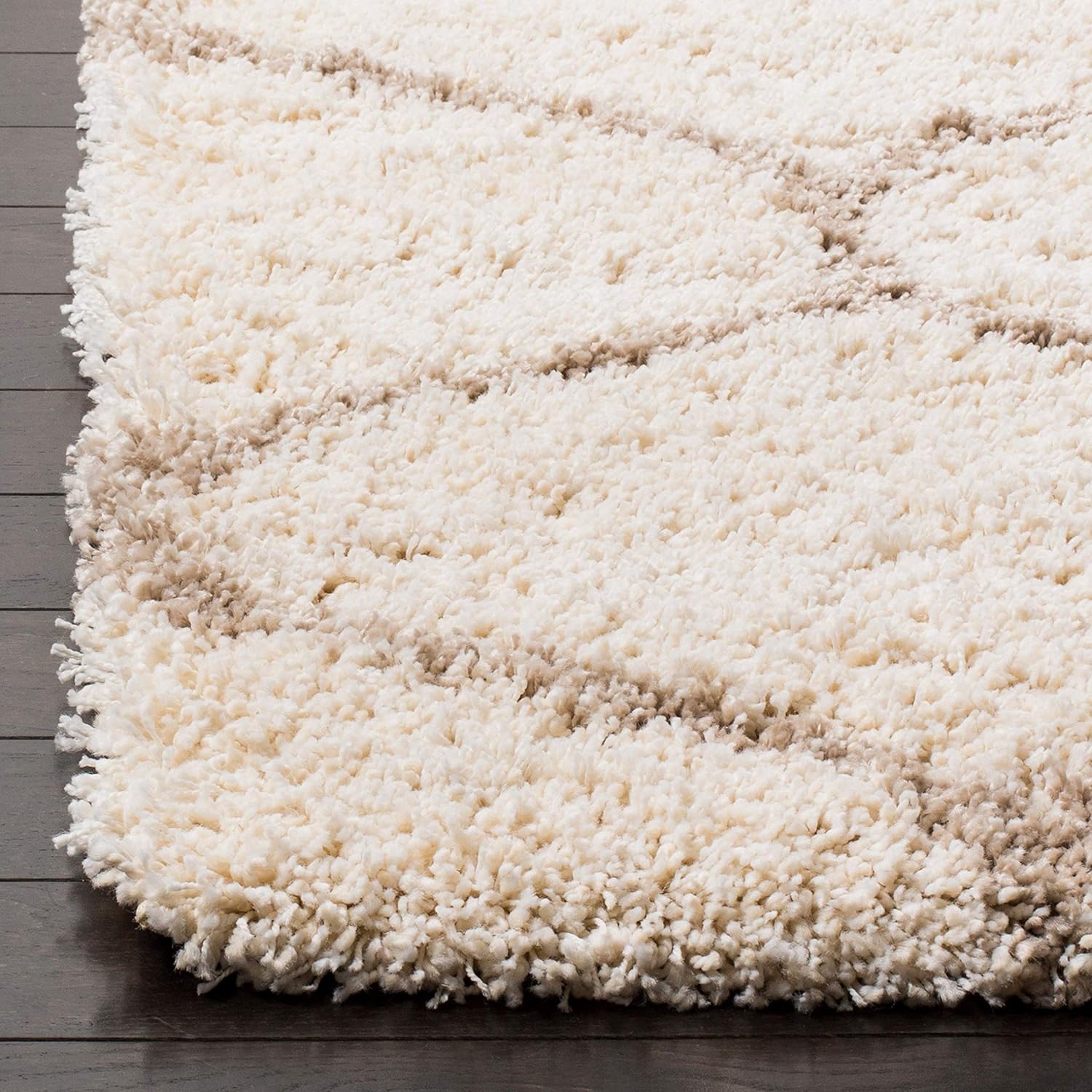 Super Soft Microfiber Fluffy & Plush Moroccan Hand-Tufted Area Rug view 2