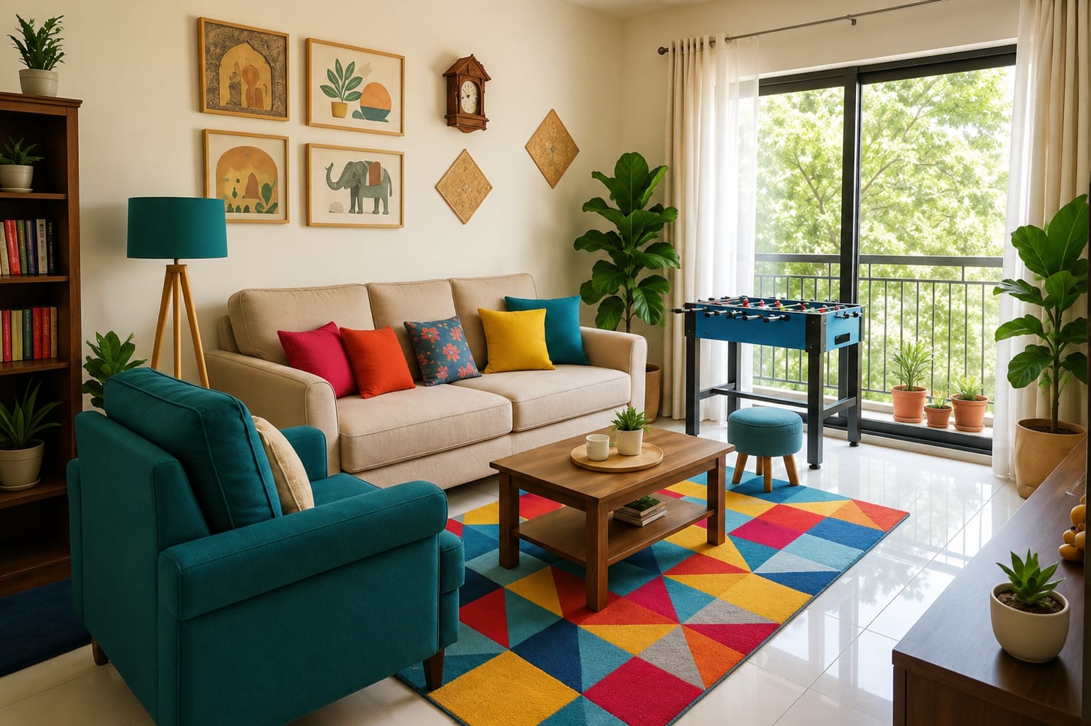 Zora Carpet Wool Handmade Tufted Carpet for Living Room Bedroom Drawing Room...