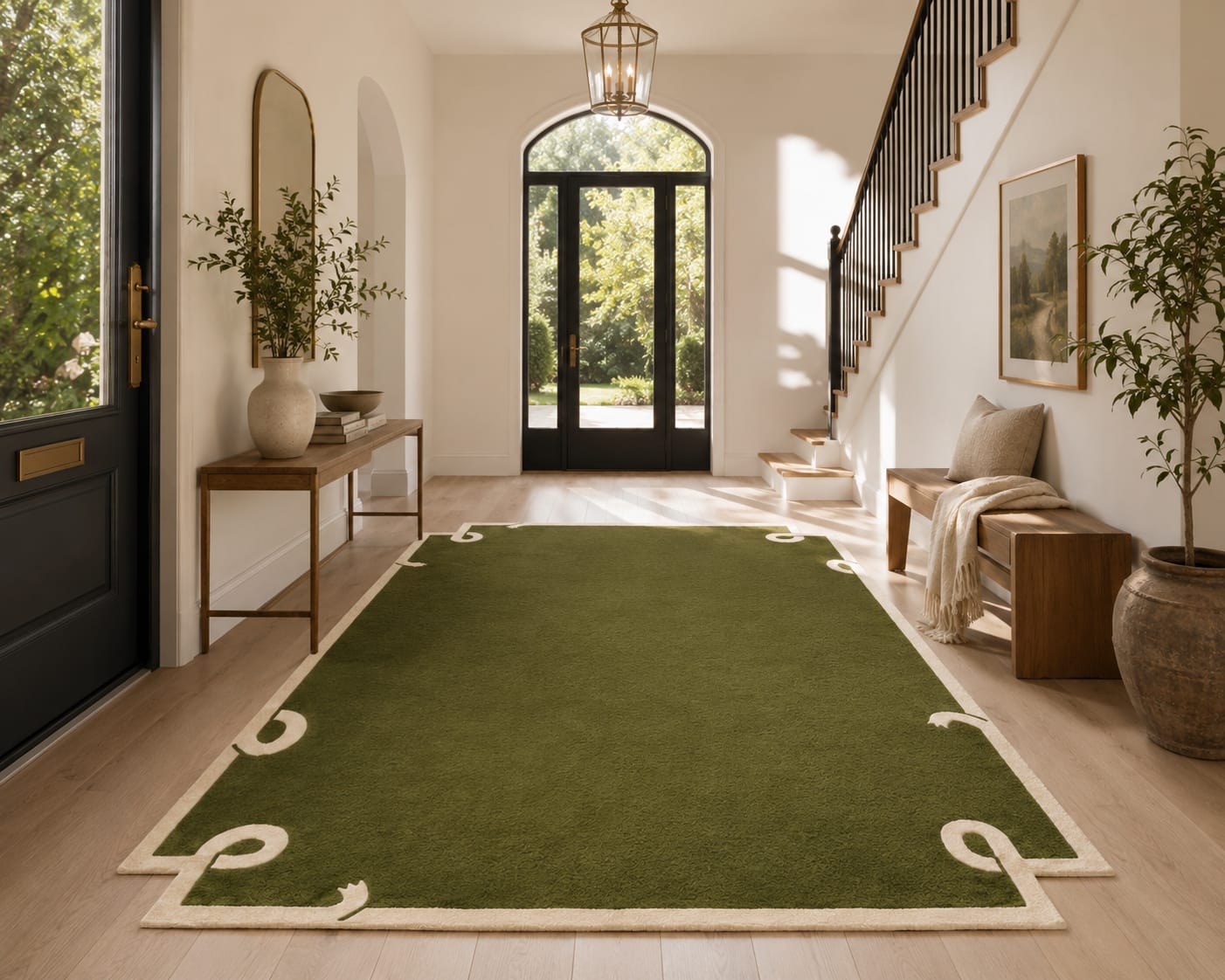 Premium New Zealand Wool Rug - Luxury Hand Tufted Designer Carpet view 2