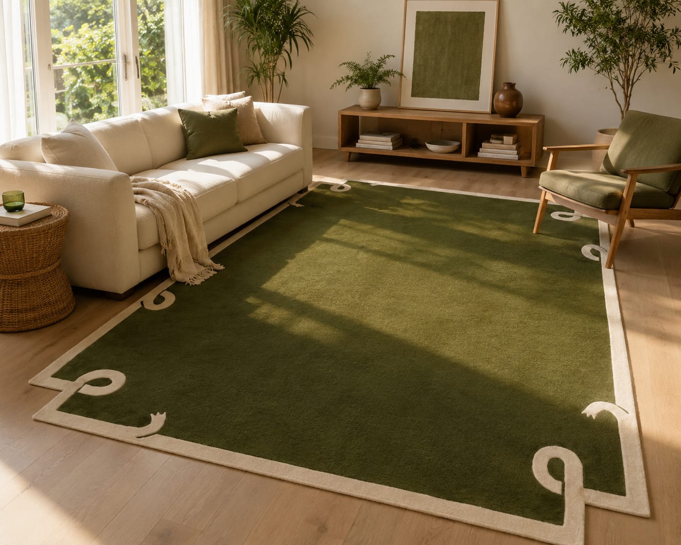 Premium New Zealand Wool Rug - Luxury Hand Tufted Designer Carpet view 3