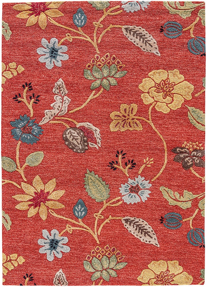 Handmade Floral Handmade Tufted Blended Pure Wool Carpet
