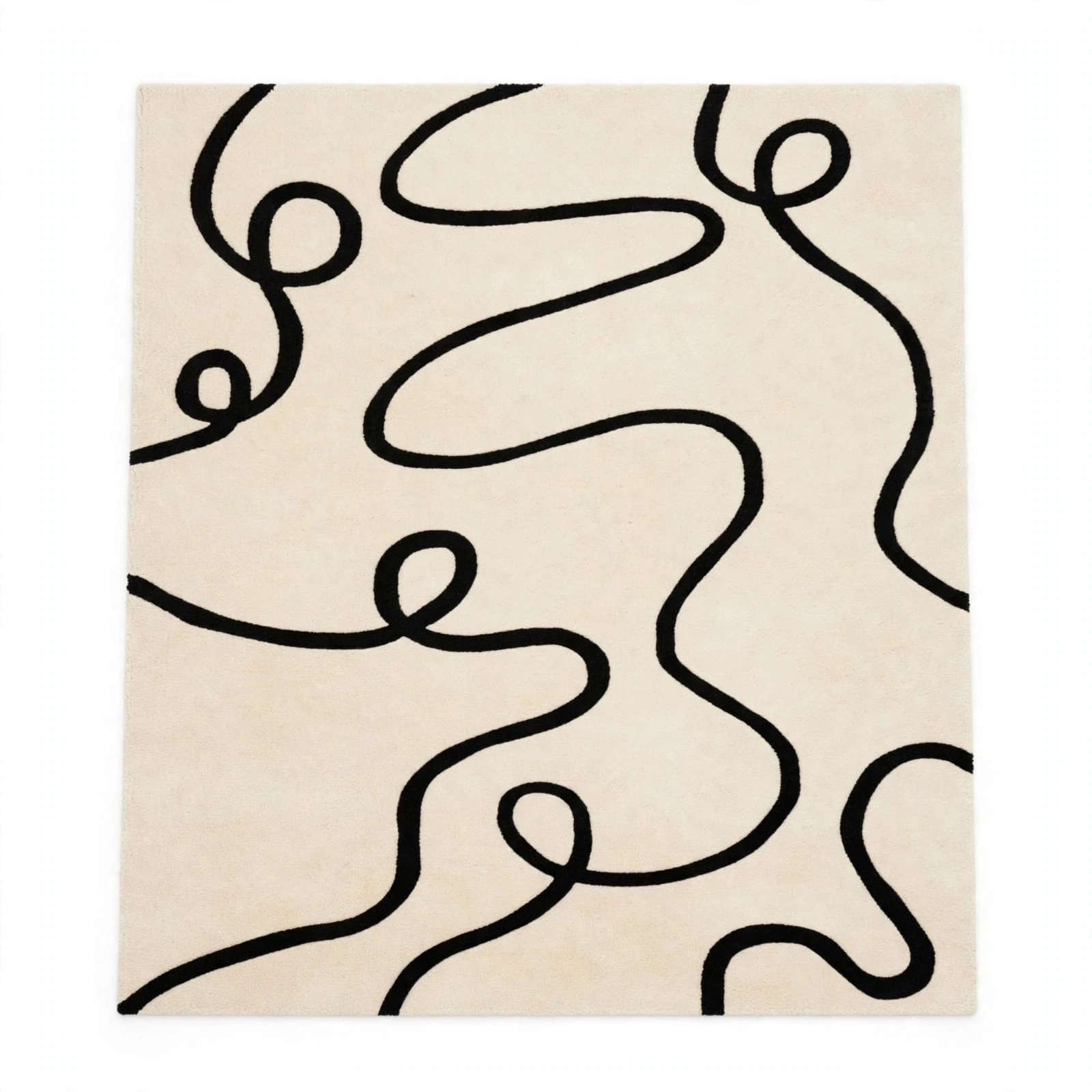 Contemporary Abstract New Zealand Wool Rug