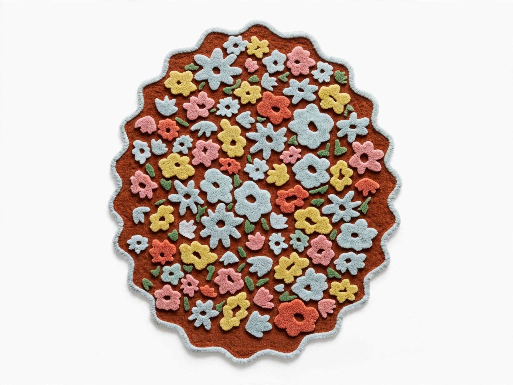 Hand-Tufted Floral Kids Rug-100% New Zealand Wool | Made in Bhadohi