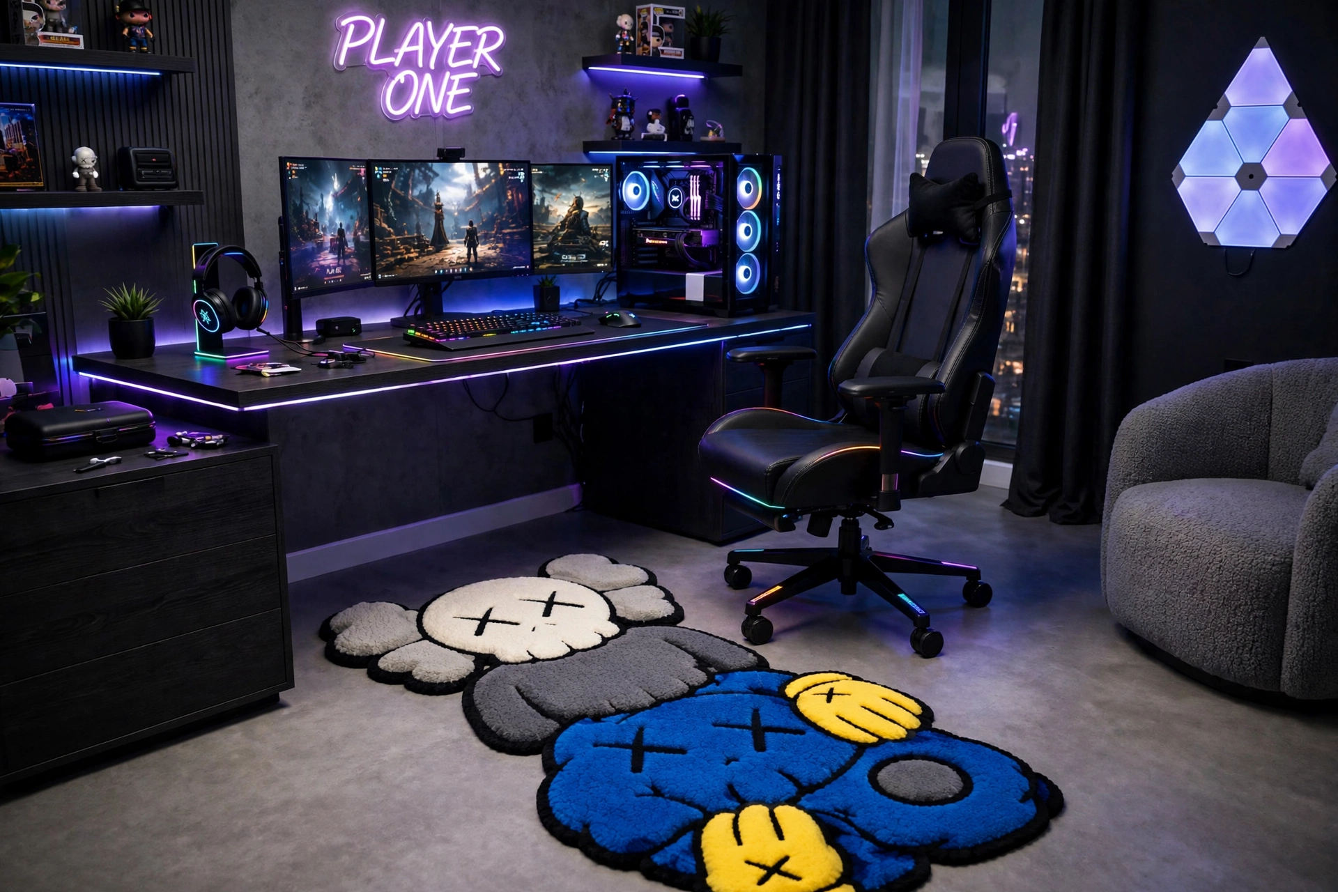 Pop Art Gaming & Kids Nursery Rug | Zora Carpet