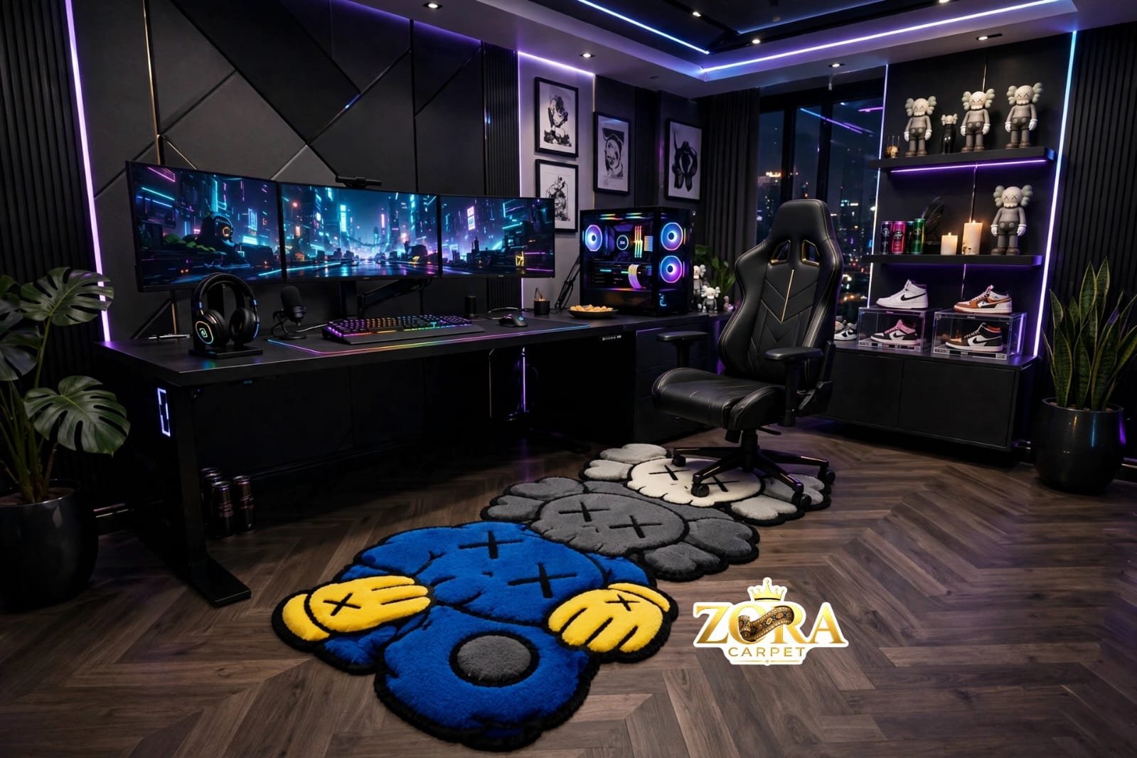 Pop Art Gaming & Kids Nursery Rug | Zora Carpet view 5